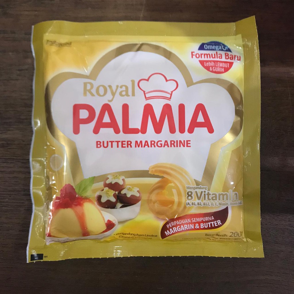 Butter Margarine Royal Palmia 200gr - Palmia Butter 200gr