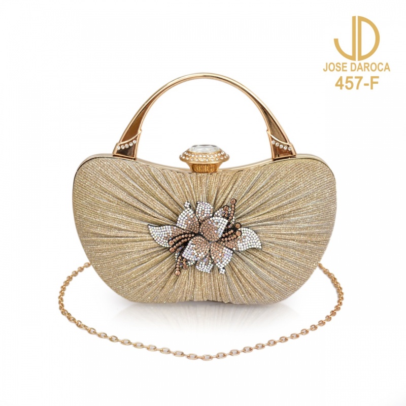 TAS PESTA JOSE DAROCA CLUTCH FLOWERS ~ 457-F ~ ORIGINAL