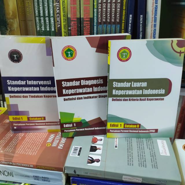 Paket 3 Buku Siki Sdki Slki Standar Intervensi Standar Diagnosis Standar Luaran Keperawatan Shopee Indonesia