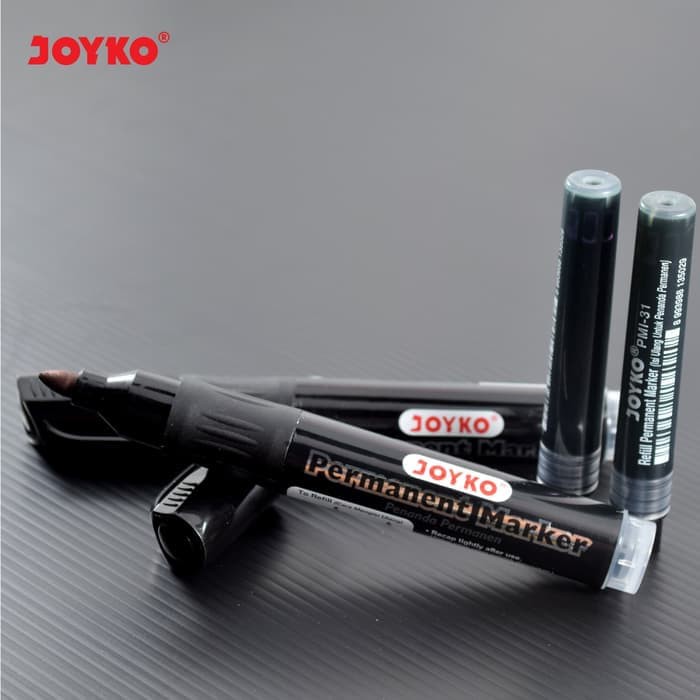 

JUAL PERMANENT MARKER / SPIDOL PERMANEN JOYKO PM-11RF/ROUND TIP/FREE REFILL