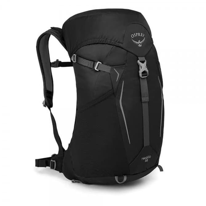 Tas Osprey Hikelite 32 // Tas Semi Carrier Osprey Original Berkualitas - Black