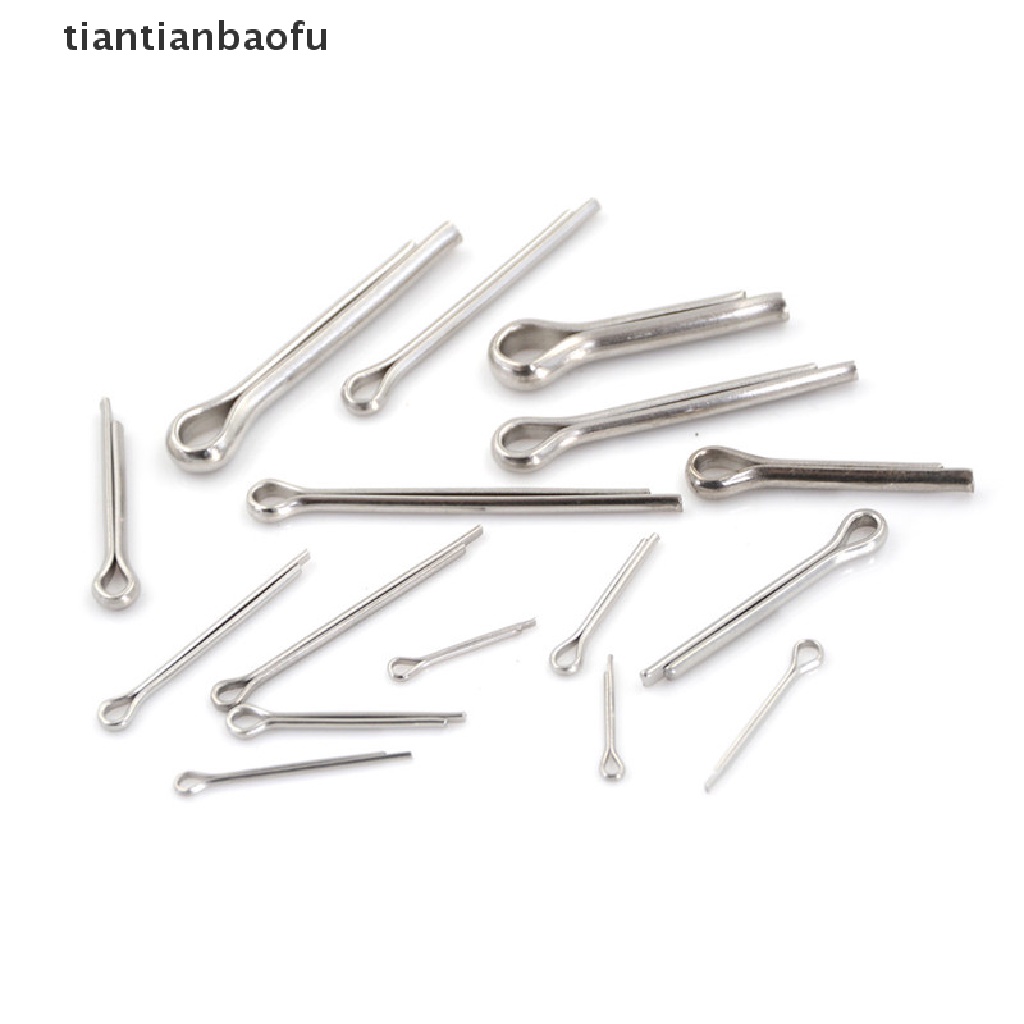 [tiantianbaofu] 10PCS Stainless Steel Split Cotter Pins Hardware Fasteners Parts M2 M3 M4 M5 Boutique