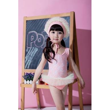 SWIMSUIT PINK FLOWER  / BAJU RENANG ANAK