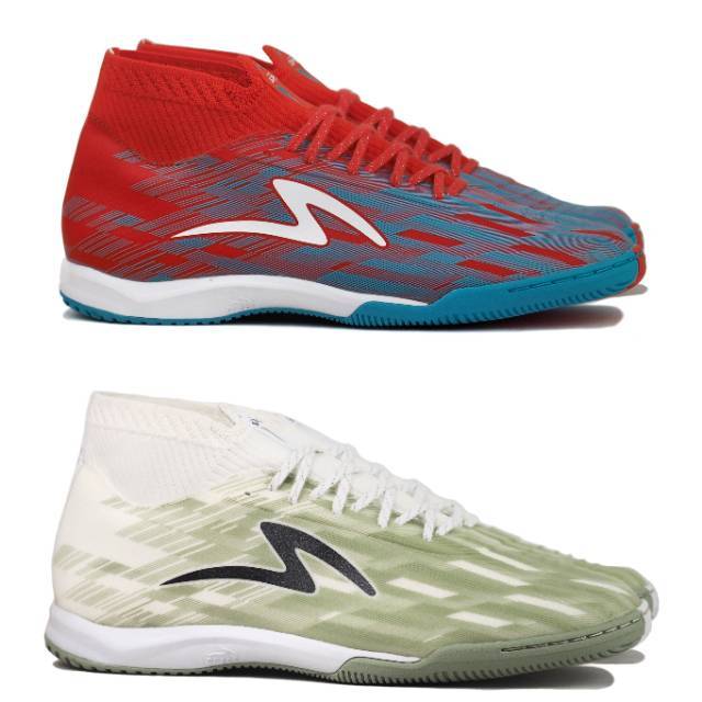 Sepatu Futsal Specs Accelerator Lightspeed II 2 Elite MX IN - Flame White Olive Original