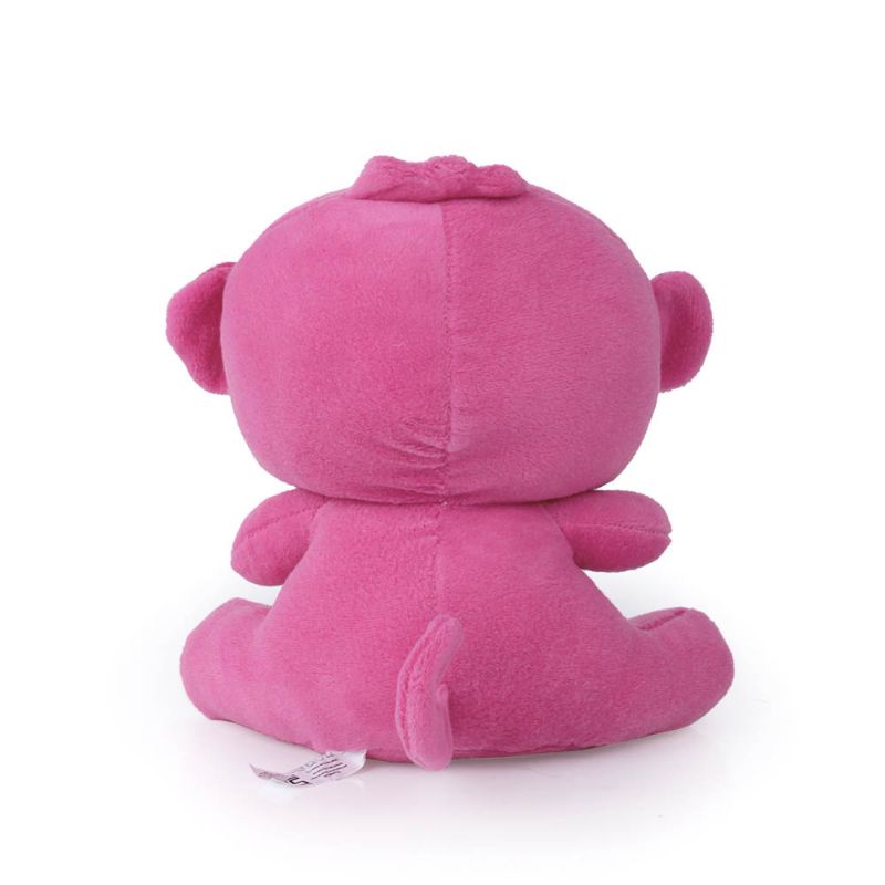 Boneka Monyet Cici Baba Lili Tata Pink Berlabel SNI Tinggi 27 cm Bahan Premium | Boneka Cantik Lucu Lembut Ditangan Bahan Velboa Berkualitas