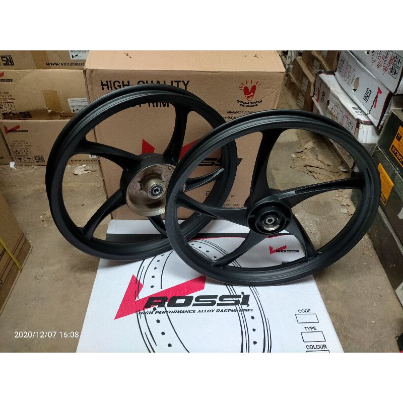 velg racing Supra x lama, Supra fit lama depan lubang cakram 5 UK 160/185x17