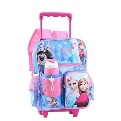 tas anak perempuan / tas trolly roda troli dorong / tas ransel garsel