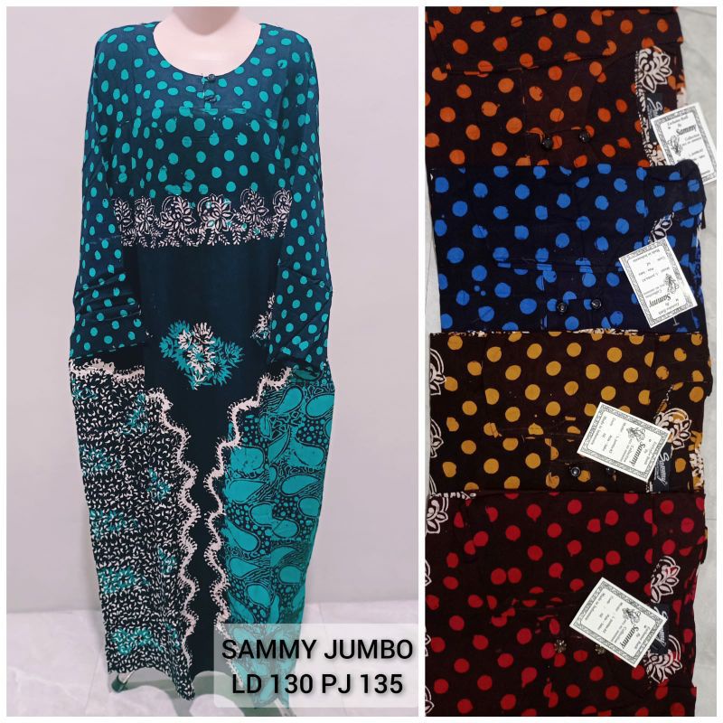Daster batik SAMMY lengan panjang JUMBO