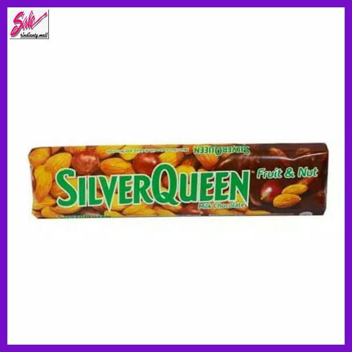 

RETLEMCOKLAT- COKLAT SILVER QUEEN FRUIT & NUT 28 GRAM. -ASLII.