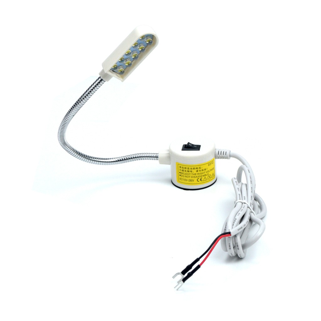 Lampu Mesin Jahit LED 10 Titik Model Belalai Magnet