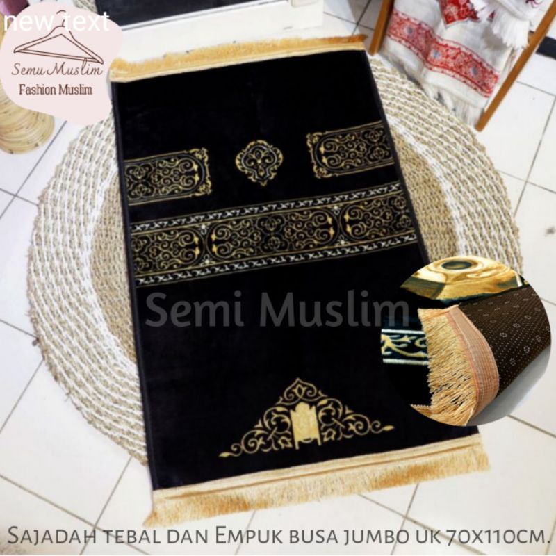 Sajadah Kiswah Tebal dan Empuk Sajadah Busa Turki super premium