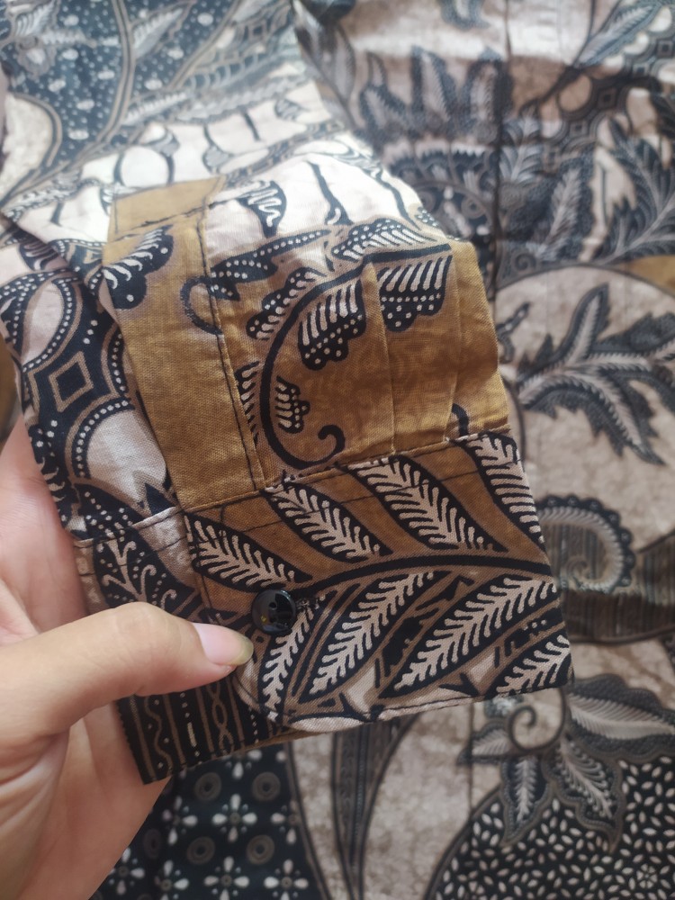 Kemeja Batik Lengan Panjang Size M L Xl Xxl Xxxl