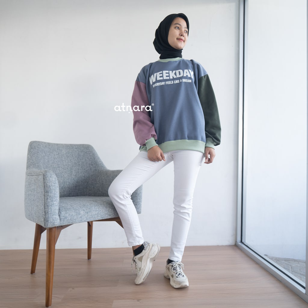 Nara Grosir - Weekday XXL Sweater l Sweater Pria dan Wanita