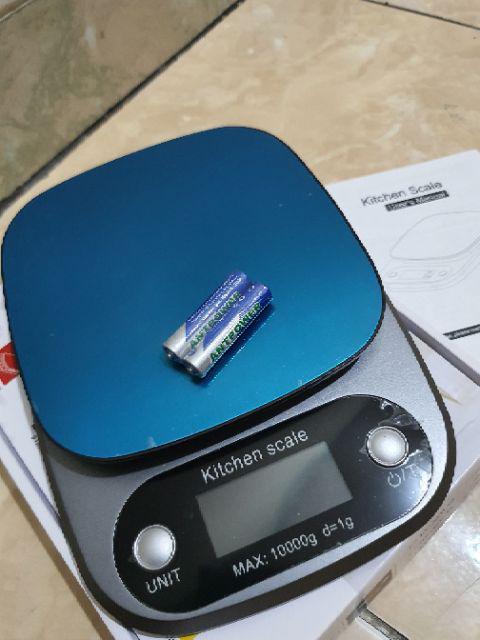 Timbangan Dapur Digital Premium Desain Kitchen Scale 10kg Akurasi 1gr