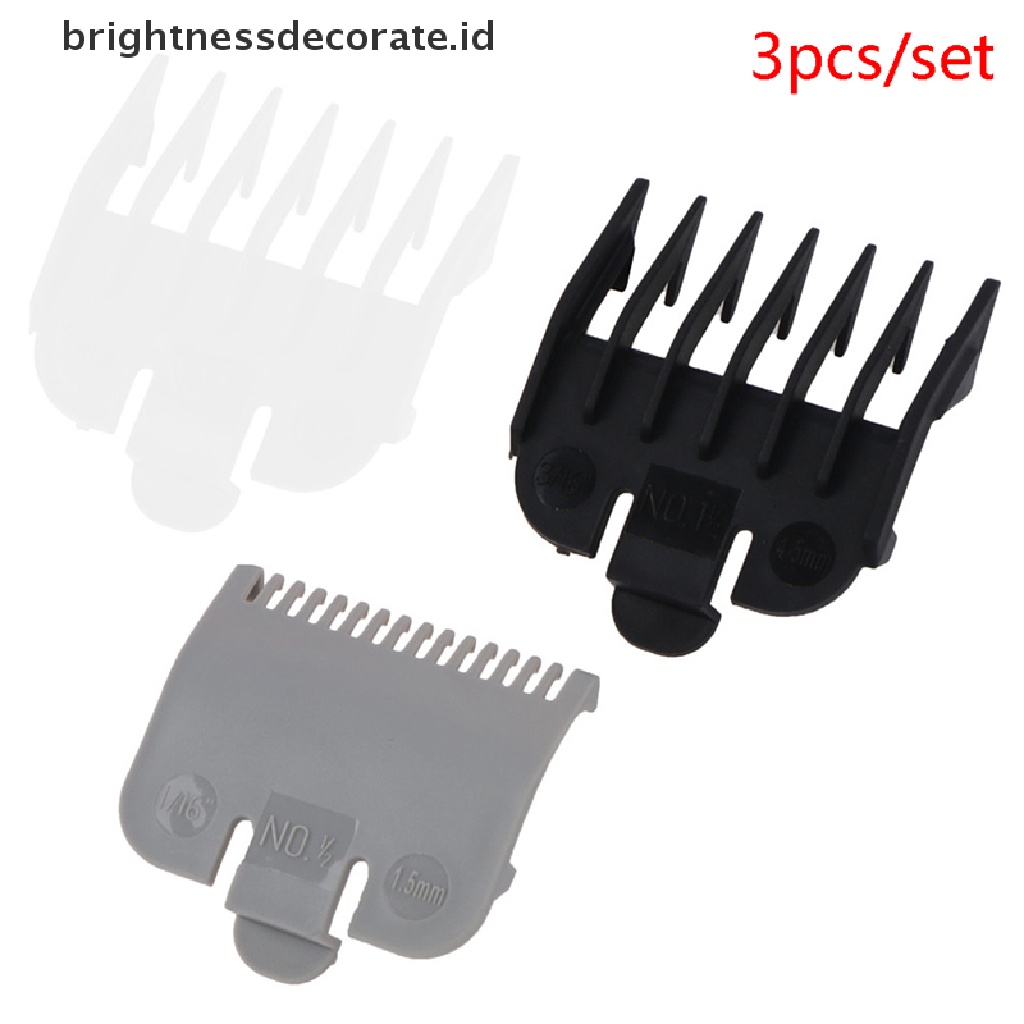 3pcs / set Sisir Panduan Pengganti Alat Cukur Rambut Universal