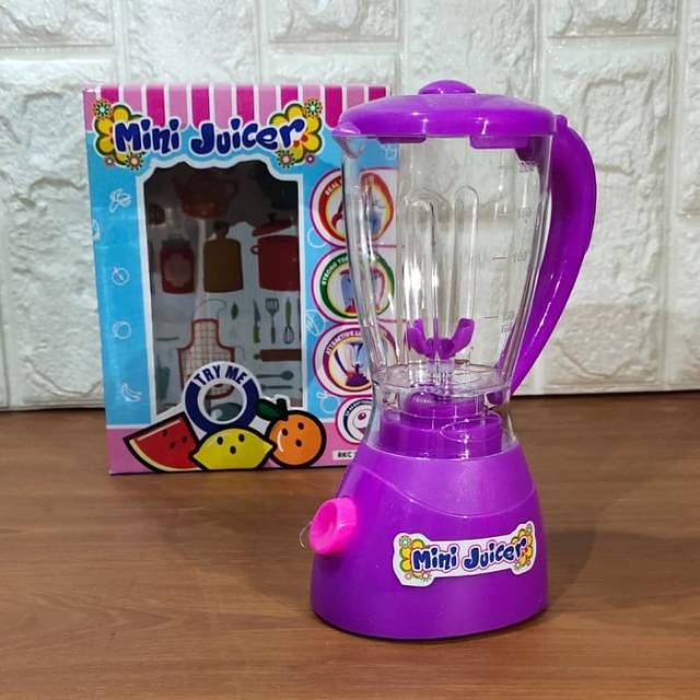 Mainan Blender Baterai Edukatif - Masak Masakan Dapur Anak Edukasi