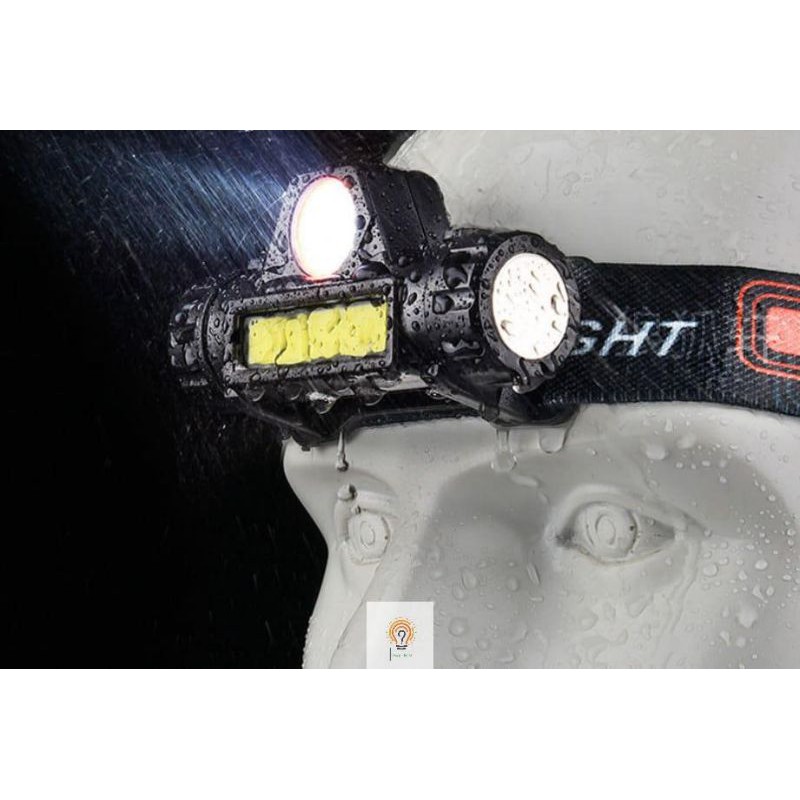 Senter Kepala Headlight High Power Recharge Waterproof LED COB MS 101 &amp; 511