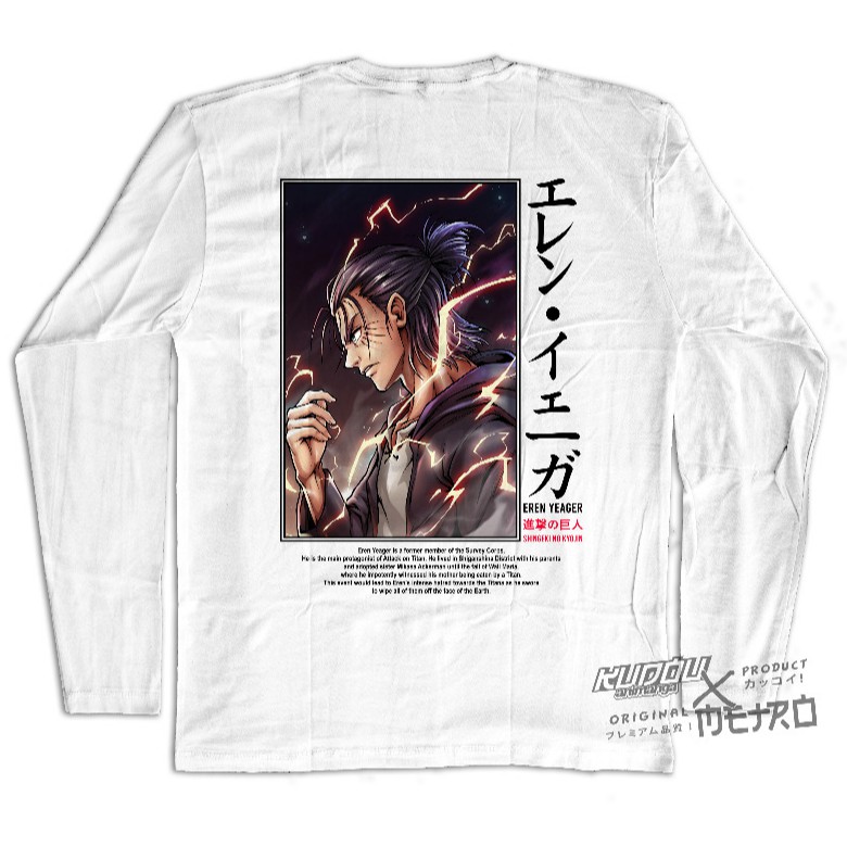 Longsleeve Eren Ultimate SNK Anime Manga AOT Shingeki No Kyojin Attack On Titan