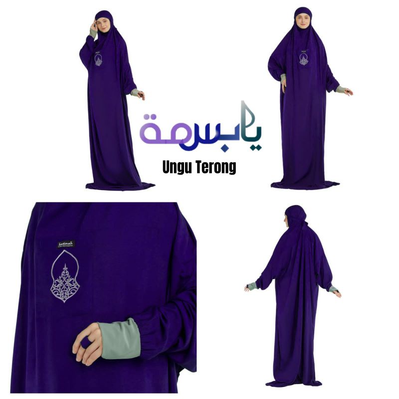 mukena basmah/mukena motif/mukena cantik/terompa/mukena terompa/mukenahadramout/