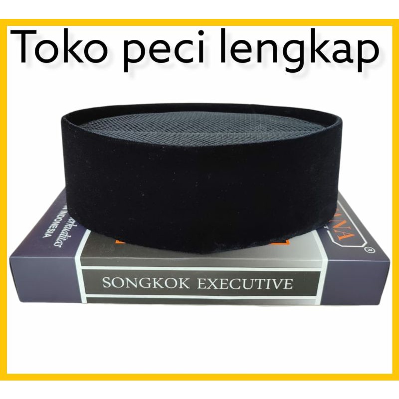 peci songkok kopyah full ac/songkok hitam full ac/songkok nasional
