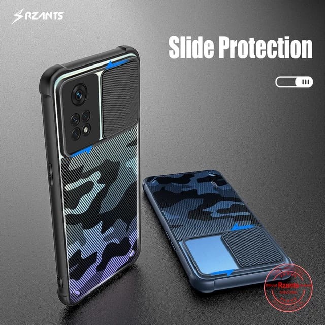 XIAOMI REDMI NOTE 11 / NOTE 11 PRO 5G 4G / NOTE 10 10S / NOTE 10 PRO SOFT CASE CAMO CAMERA PROTECTOR