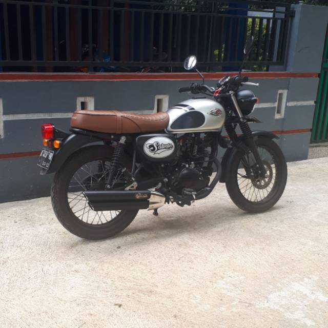 Knalpot kawasaki w175 double