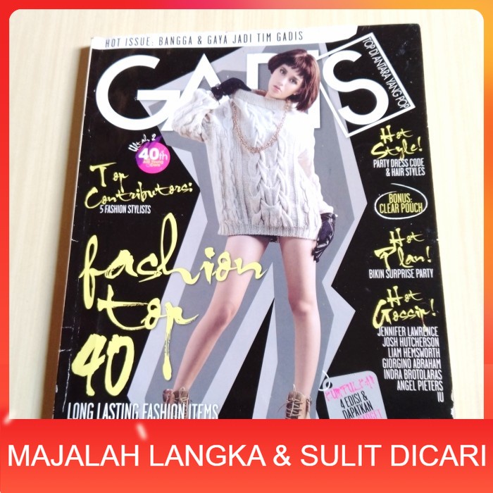 Majalah GADIS No.31 Nov 2013 DAHLIA POLAND Langka