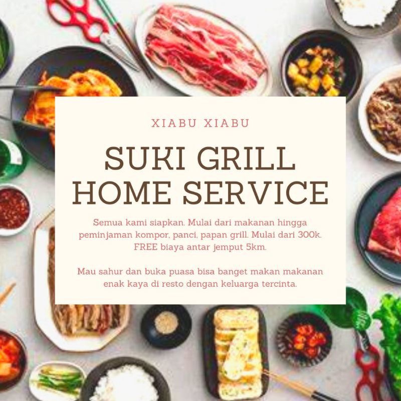 

paket Grill home service