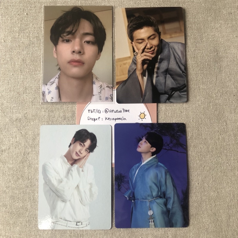 BOOKED BTS Taehyung V be pajamas photocard pc pajama