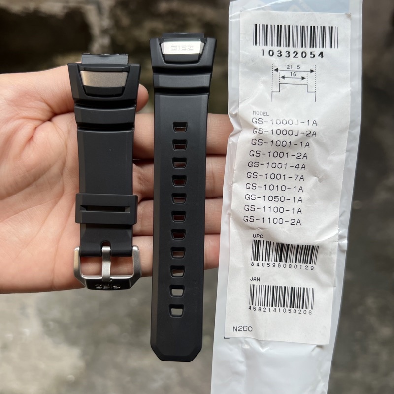 Strap tali jam tangan casio g-shock original GS-1000J GS-1001 band GS 1000J GS 1001