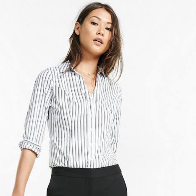 Express Essential Shirt - Striped