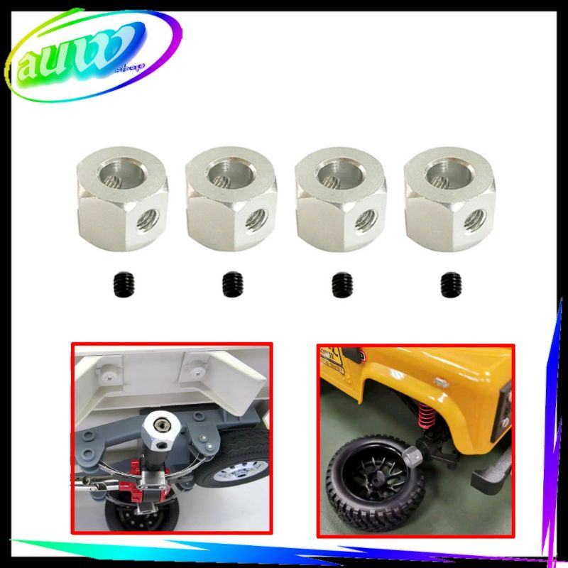 Metal Hex Adaptor 12 mm Upgrade velg hex 5 mm to 12 mm RC car WPL MN