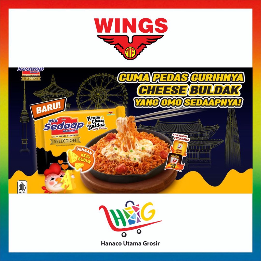 Mie Sedaap Korean Cheese Buldak 86 gr