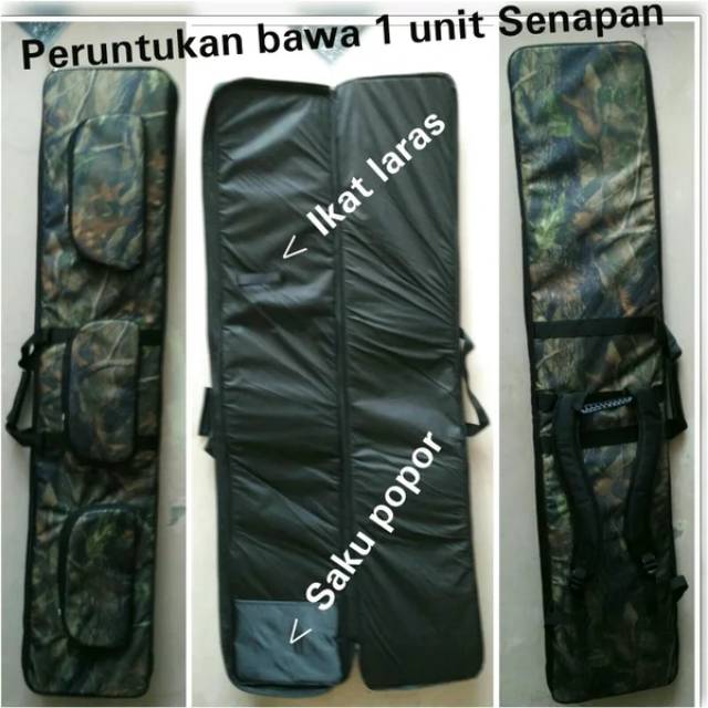 Tas senapann angin tas PCP ransel kotak gejluk panjang 155