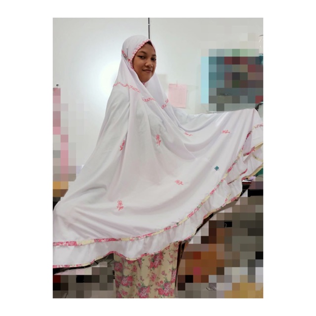 SANTRI/SANTRIWATI/PONDOK/PESANTREN NC GONTOR- Mukena Asma Katung Jepang A02