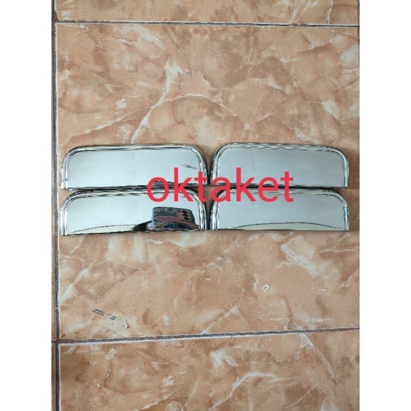 cover Handle Agya Ayla hitam dop + Chrome