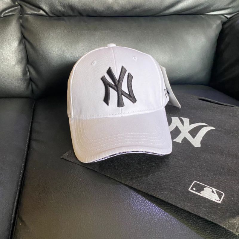 Topi NY MLB Putih Free goodiebag Original