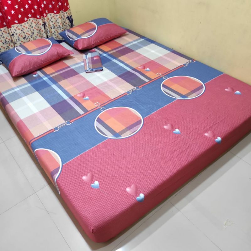 Sprei Moti Square Pastel