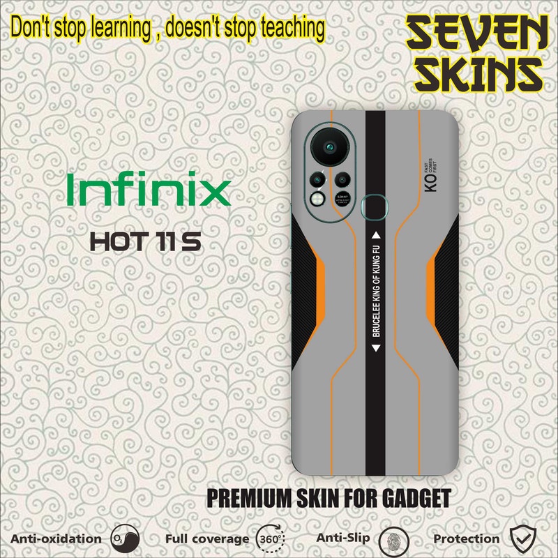 SKIN HANDPHONE  INFINIX HOT 11 S GRAY