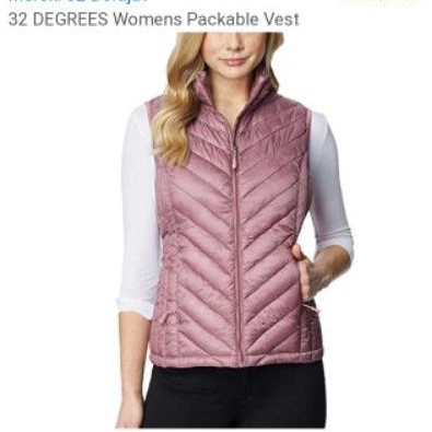 32 degree women vest down - rompi jaket gunung