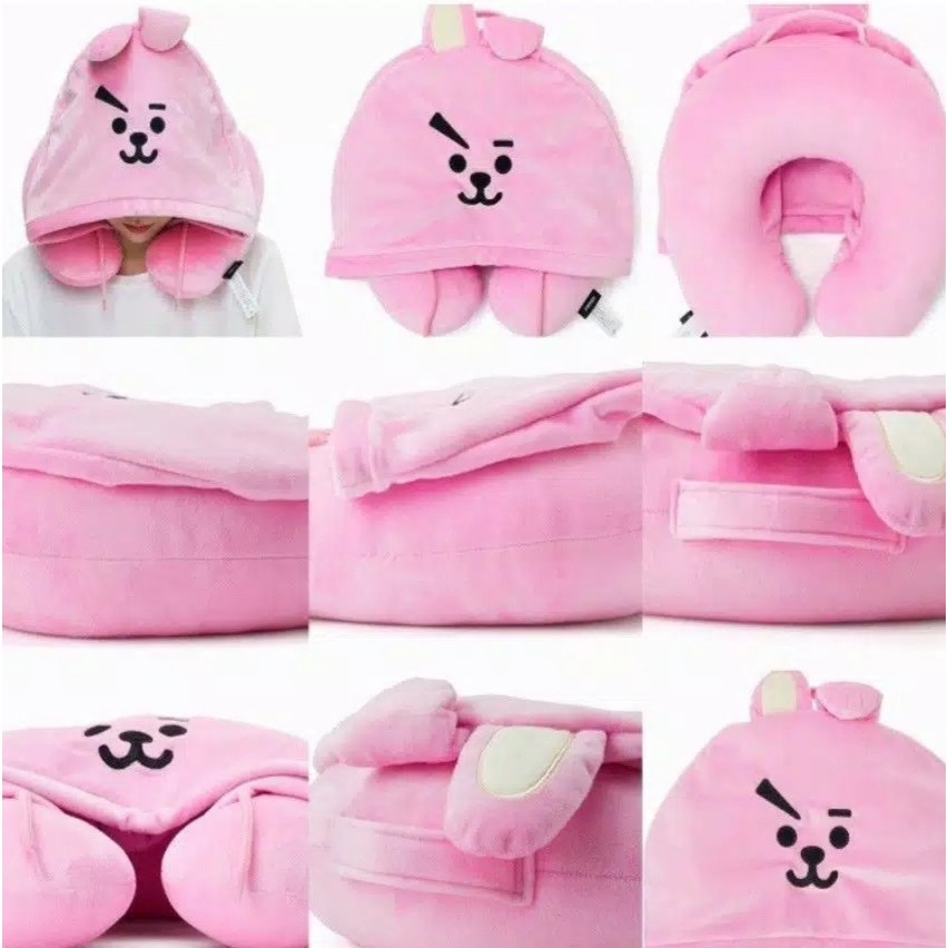 BANTAL LEHER TOPI BANTAL CAMPING TRAVEL HALUS LEMBUT