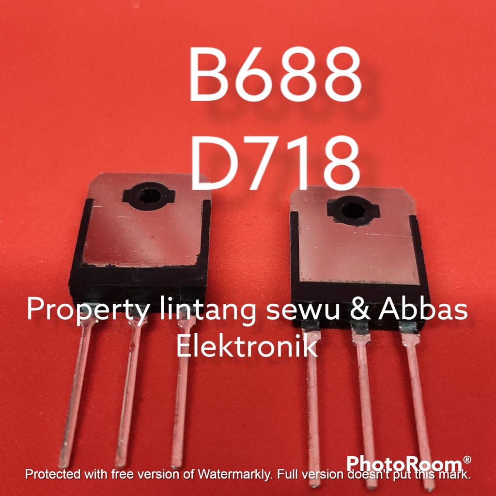 B688 D718 TRANSISTOR FINAL AMPLIFIER B688 D718 B 688 D 718