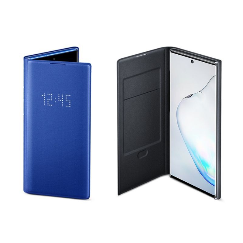 Original Samsung Galaxy Note 10 LED View Wallet Case Casing Flip Cover Dompet Lipat