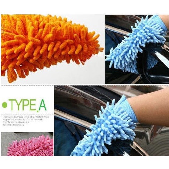 Microfiber Cleaning Glove Sarung Tangan Pembersih Debu 14637