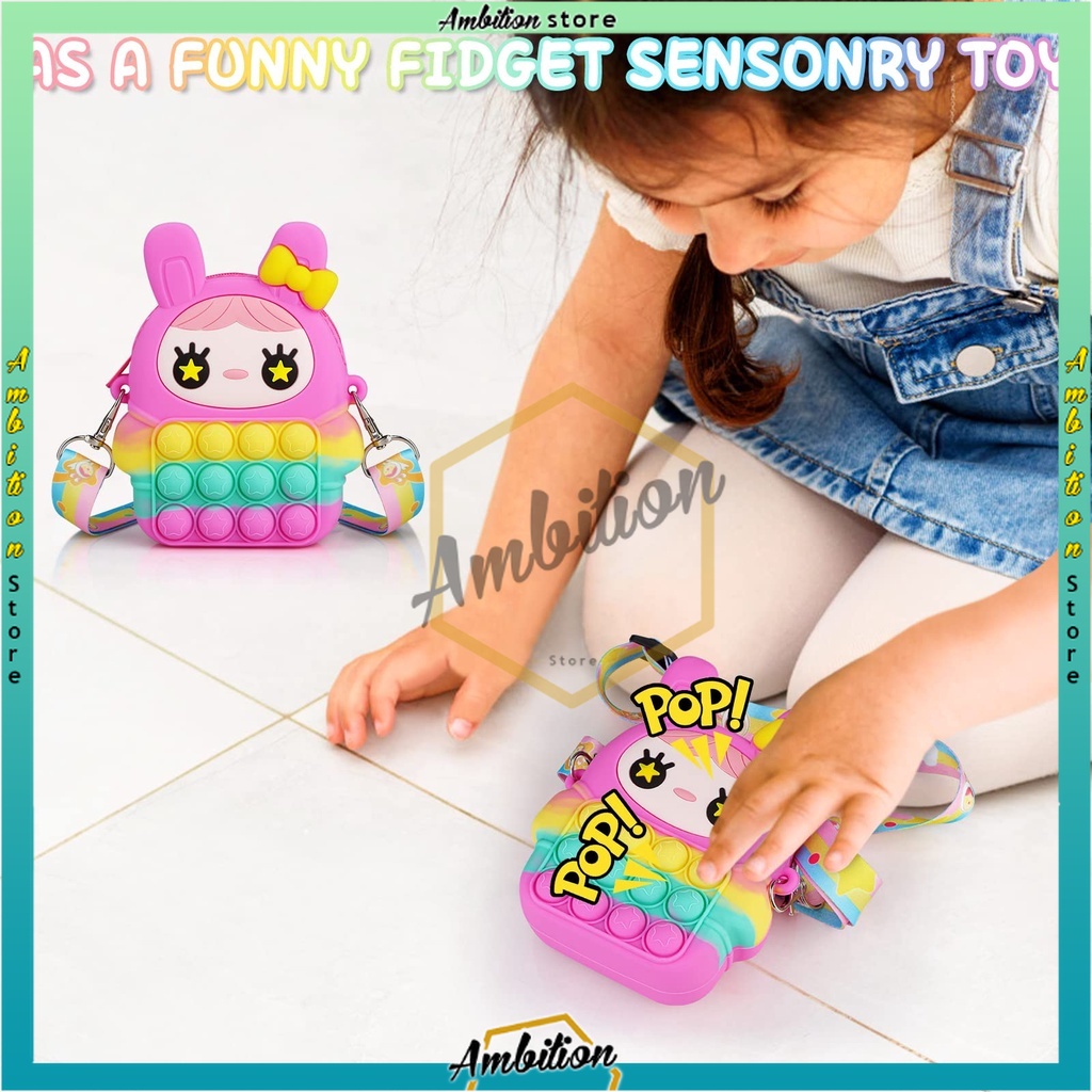 TAS Toy Stress Relief Special Needs Silent Classroom  Anxiety Relief Toys, TAS PopIt Penghilang Stress