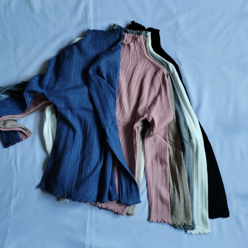 SC-6220 MANITA TOP IMPORT BKK - Knit Top Import | Atasan Rajut Wanita Import Baju Rajut Premium Impo