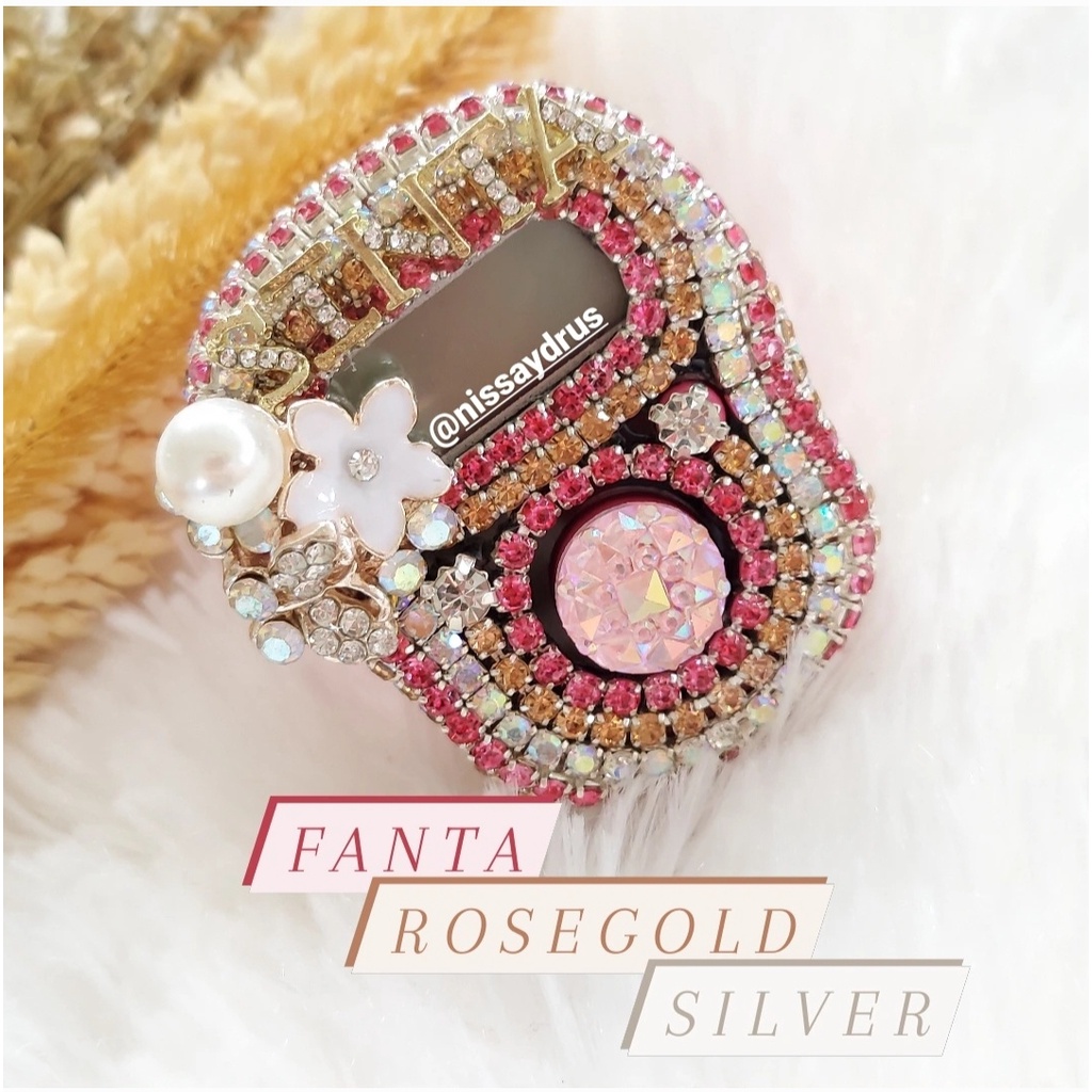 Nisa Aydrus - Fanta Rosegold Silver Tasbih Digital Premium Swarovski