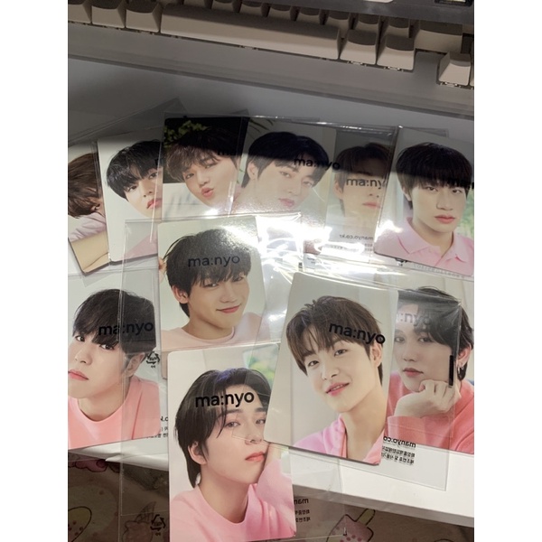 TREASURE YEDAM HYUNSUK ASAHI JAEHYUK MASHIHO MANYO LOVELY DAYS EVENT PHOTOCARD PC PINK HARUTO JIHOON
