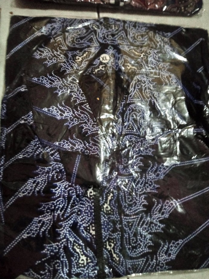 [cod] Tey-17 Batik Wanita Asj Sa Hrb026 Kenongo Kemeja Tosca Pendek