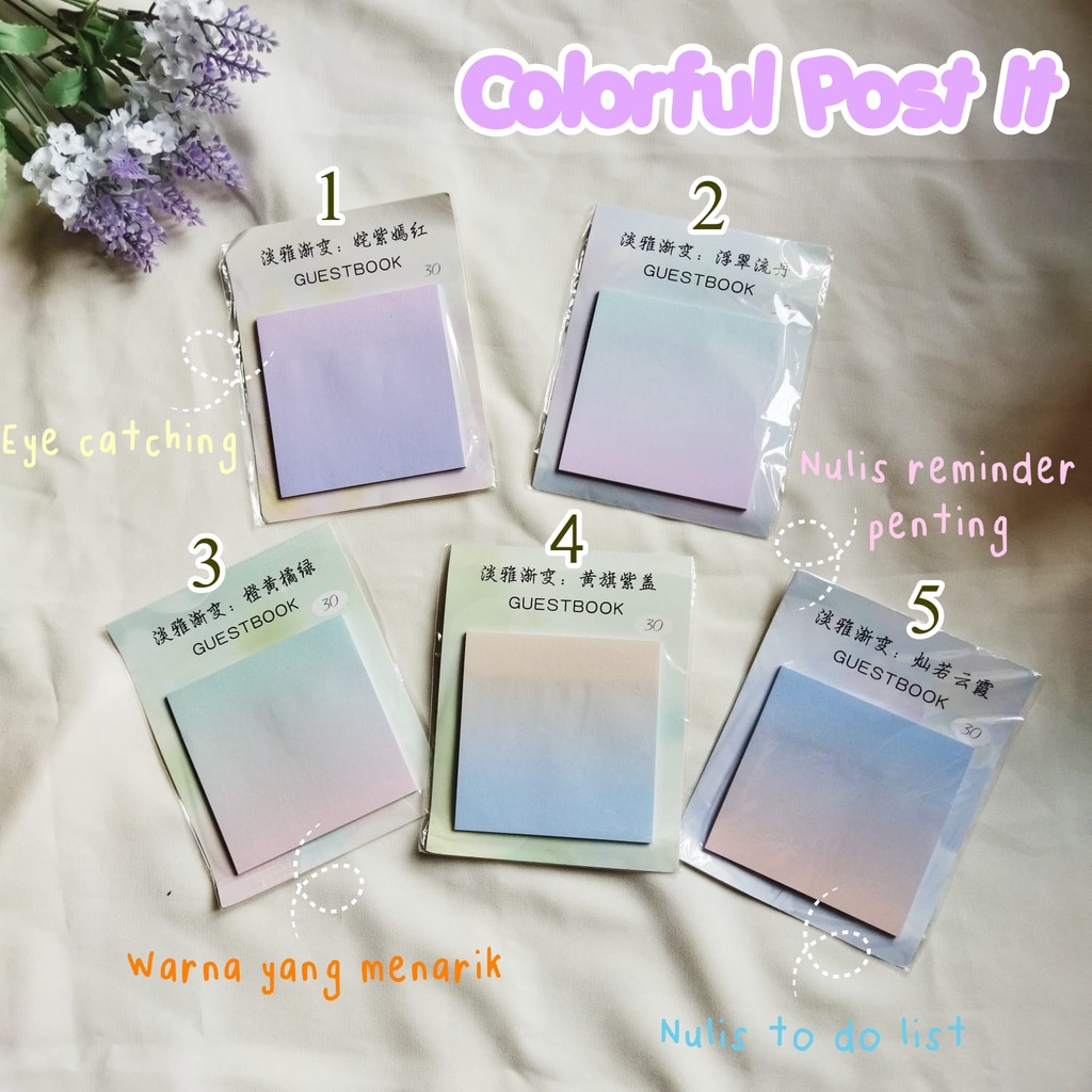

COLORFUL POST IT